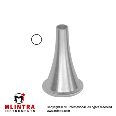 Toynbee Ear Speculum Fig. 1 - For Adults Stainless Steel, 3.6 cm / 1 1/2" Diameter 4.0 mm Ø